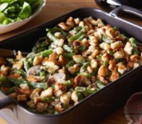 Green Bean Mushroom Madeira Casserole image