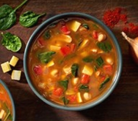 Spanish-Style Chicken & Chickpea Soup image
