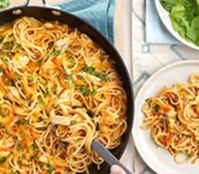 Butternut Squash Chicken Spaghetti image