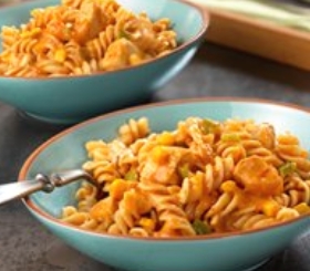 Cheesy Rotini & Chicken Skillet image