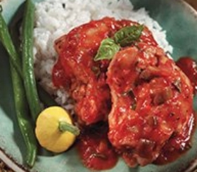 Chicken Thighs con Picante Sauce image