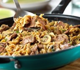 One-Dish Beef Stroganoff image