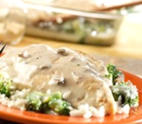 Saucy Baked Chicken & Broccoli image