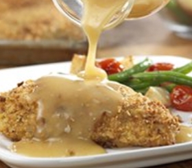 Crunchy Chicken and Gravy image