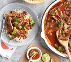 Honey-Sriracha Beef & Broccoli image
