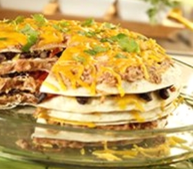 7-Layer Meatless Tortilla Pie image