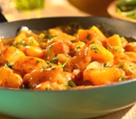 Cheesy Picante Potatoes image