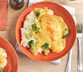 Cheddar Broccoli Chicken & Mashed Potatoes image