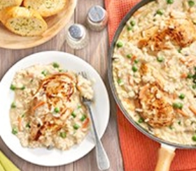 Chicken & Roasted Garlic Risotto image