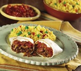 Beef & Bean Burritos image