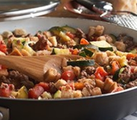 Beefy Vegetable Skillet image