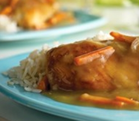 Chicken with Honey Mustard Glaze image