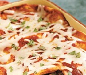 Layered Vegetable Enchilada Casserole image