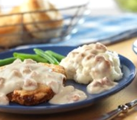 Chicken-Fried Steak with Sausage Gravy image