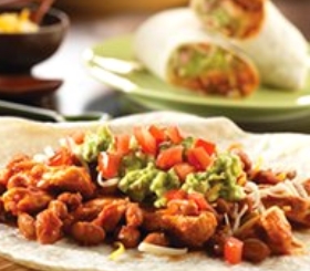 South of the Border Chicken & Bean Burritos image
