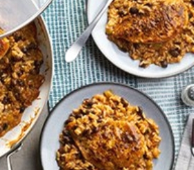 Southwest Chicken & Rice Skillet image