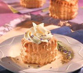 Lavender-Infused Mascarpone Mousse Pastries image