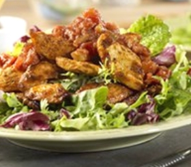 Southwest Salsa Chicken with Fresh Greens image