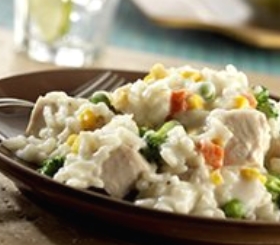 Baked Chicken & Cheese Risotto image