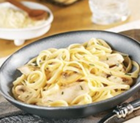Rosemary Chicken & Mushroom Pasta image
