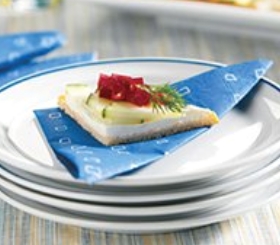 Cheesy Vegetable Triangles image
