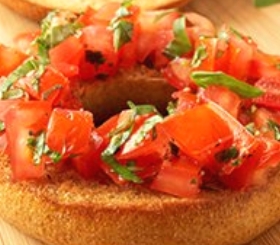 Bagel Bruschetta image