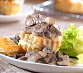 Wild Mushroom Ragoût in Puff Pastry Shells image