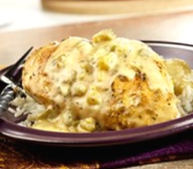 Chicken Creole with Chile Cream Sauce image