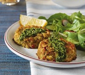 Pesto Crab Cakes image