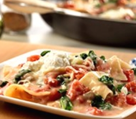Skillet Vegetable Lasagna image