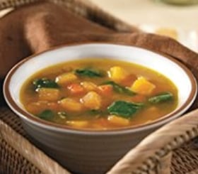 Butternut Squash & Baby Spinach in a Savory Broth image