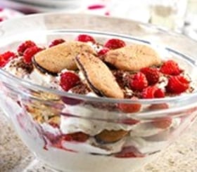 Raspberry Tiramisu Trifle image